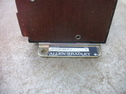 ALLEN-BRADLEY THERMAL OVERLOAD RELAY 816CM-BOV16 816CM-B0V16