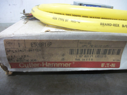 CUTLER-HAMMER E50SB6P PERFORMANCE PLUS LIMIT SWITCH E50BR16P NIB