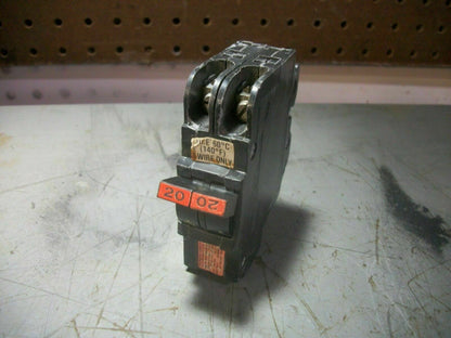 FEDERAL PACIFIC NC CIRCUIT BREAKER NC220 20AMP 240VOLT 2POLE