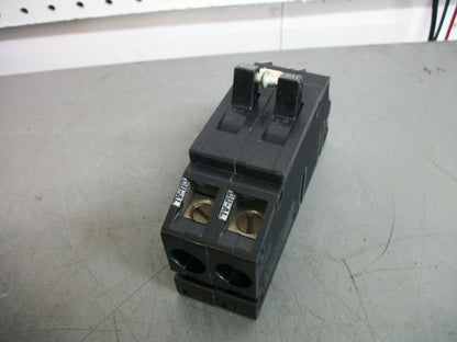 GTE SYLVANIA TYPE QC CIRCUIT BREAKER QC260 60AMP 240VOLT 2POLE CHIPPED
