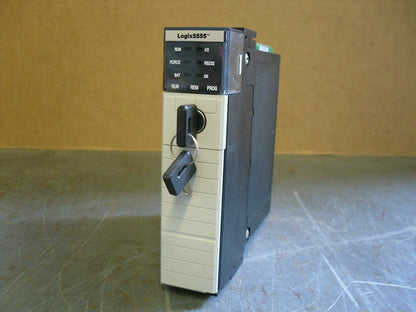 ALLEN-BRADLEY LOGIX 5555 CPU MODULE 1756-L55/A W/3.5MB MEMORY 1756-M14/A