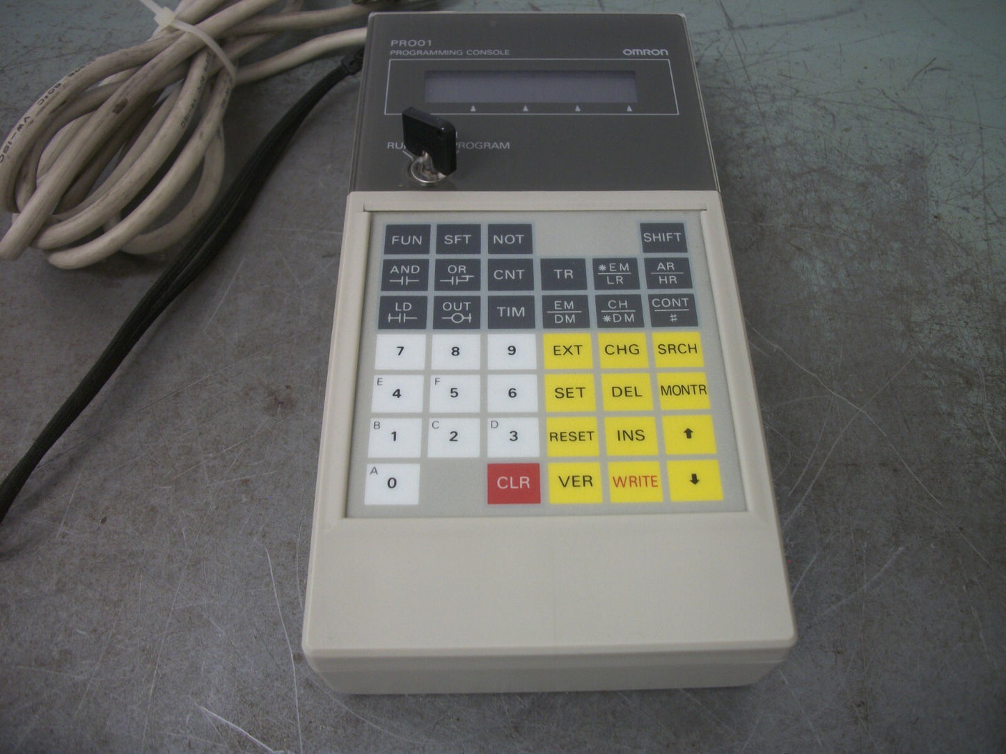 OMRON PR001 PROGRAMMING CONSOLE CQM1-PR001-E