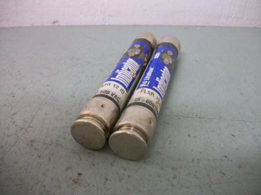 LITTELFUSE LOT OF 2 INDICATOR FUSES FLSR12ID 12AMP 600VOLT