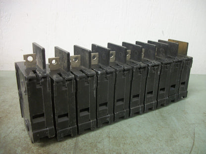 SIEMENS LOT OF 10 BQH CIRCUIT BREAKERS BQ1B020H 20AMP 240VOLT 1POLE