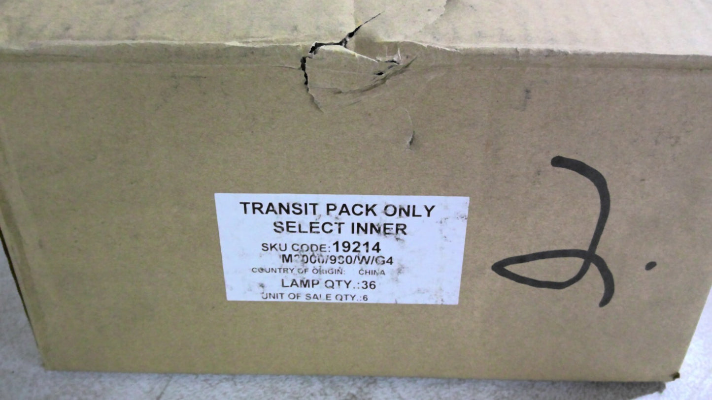 GE 19214 BOX OF 36 WHITE INFUSION LED MODULES M2000/930/W/G4 NIB