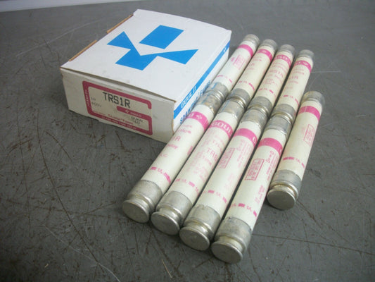 GOULD SHAWMUT BOX OF 9 TRI-ONIC FUSES TRS1R 1AMP 600VOLT NIB