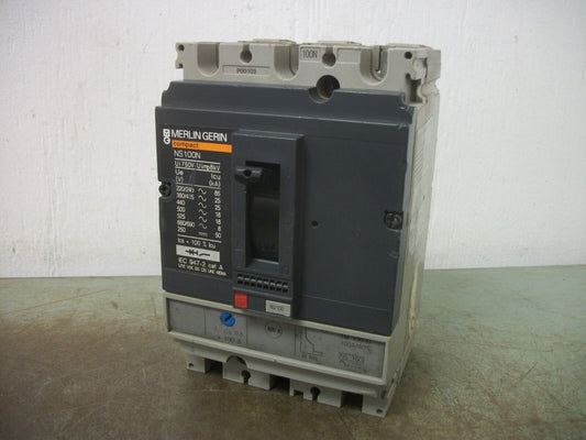 MERLIN GERIN COMPACT CIRCUIT BREAKER NS100N 80/100AMP 690VOLT 3POLE
