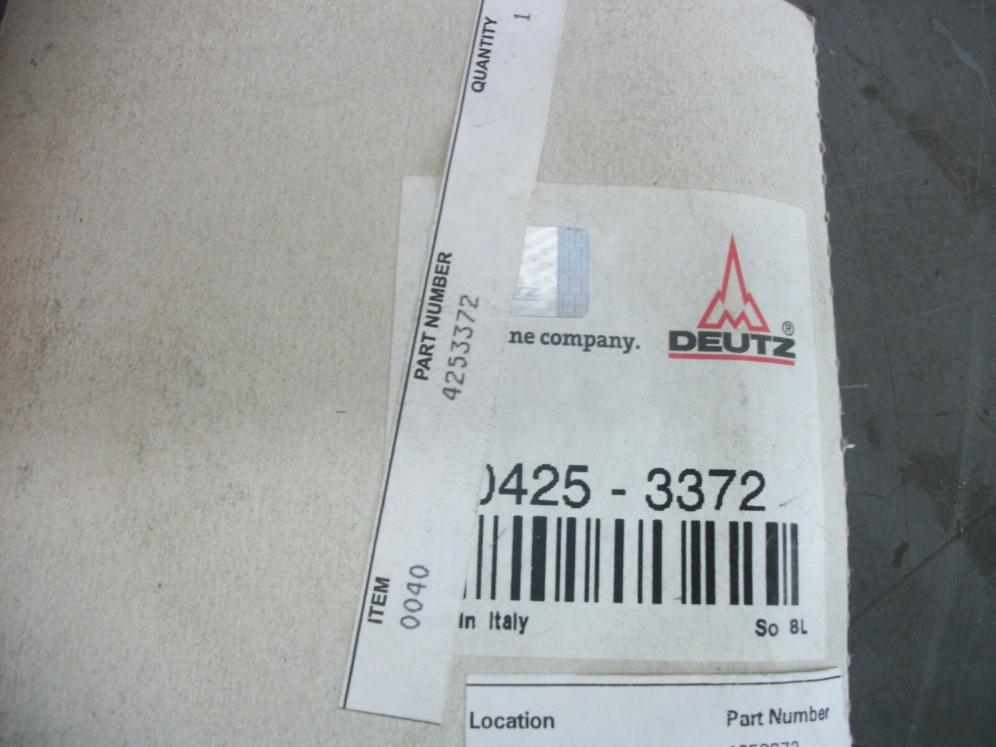 DEUTZ FRONT CRANKSHAFT SEAL 0425-3372 NEW