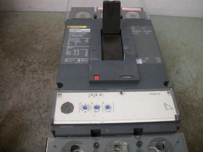 SQUARE D POWERPACT LJ CIRCUIT BREAKER LJL36400U31XLY 400AMP 600VOLT 3POLE