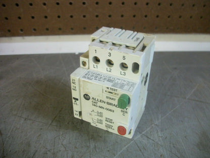 ALLEN-BRADLEY MOTOR CIRCUIT BREAKER 140-MN-0063 0.40-063AMP 600VOLT 3POLE