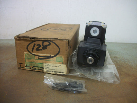 YUKEN SOLENOID OPERATED DIRECTIONAL HYDRAULIC VALVE DSG-03-3C4-A120-50 NIB