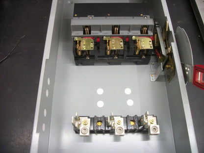 GE DISCONNECT TYPE 3R TH3364R 200AMP 600VOLT 3POLE FUSIBLE