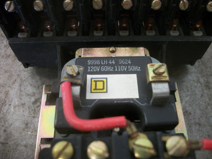 SQUARE D 30AMP 8POLE LIGHTING CONTACTOR 8903LX01200 120VCOIL