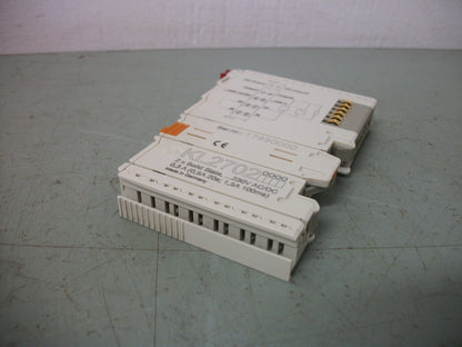 BECKHOFF 2-CHANNEL SOLID STATE RELAY OUTPUT TERMINAL MODULE KL2702