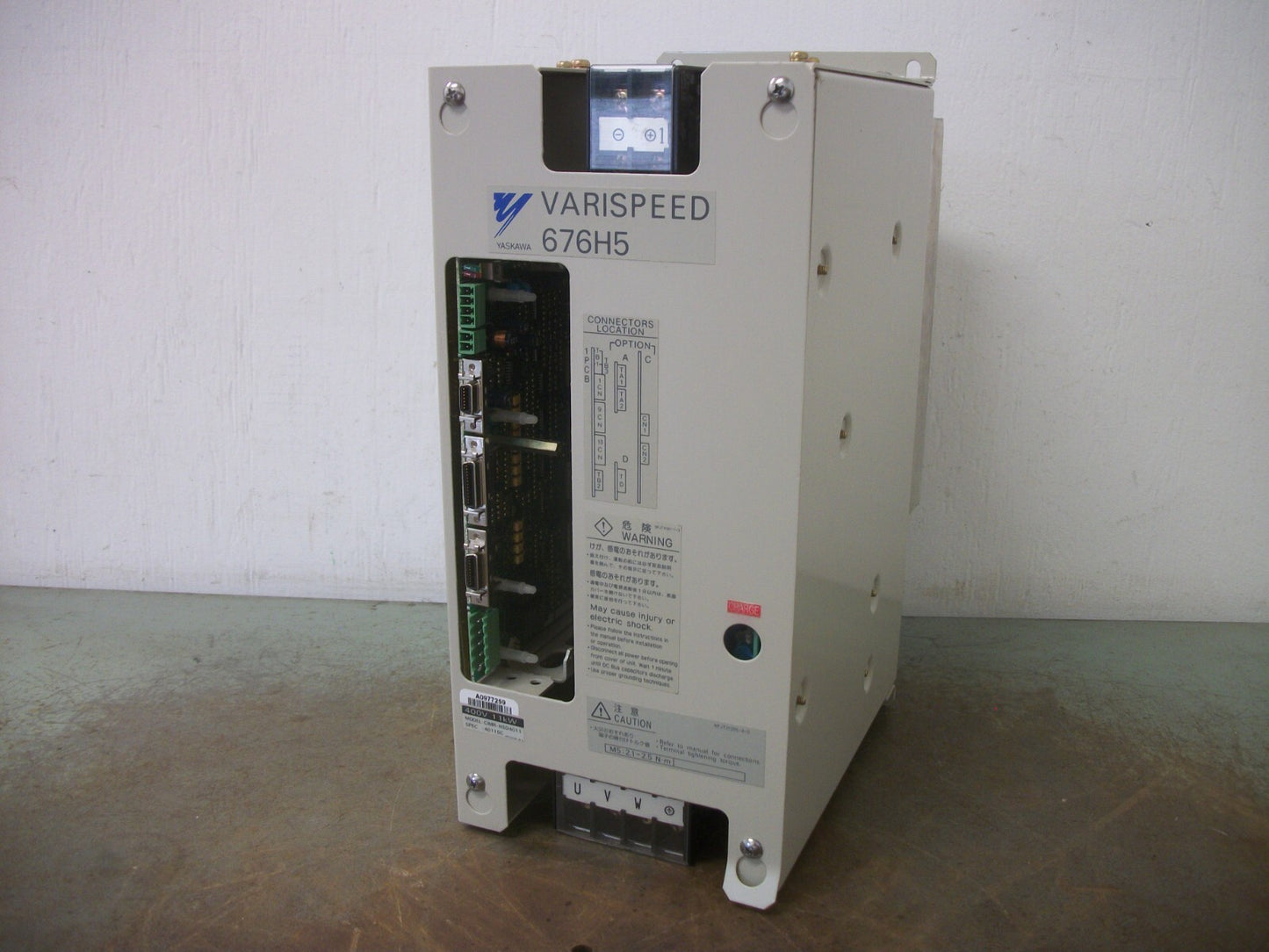 YASKAWA VARISPEED 676H5 11KW INVERTER DRIVE CIMR-H5D4011 380VOLT 3PH 15KVA