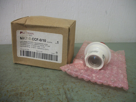 PLC SENSORS LOW VOLTAGE INDOOR ANALOG PHOTODIODE SENSOR MK7-B-CCF-0/10 NIB