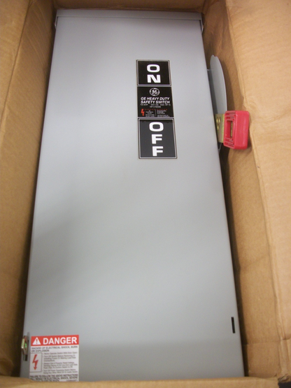 GE DISCONNECT TYPE 3R TH3363R 100AMP 600VOLT 3POLE FUSIBLE NIB