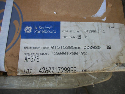 GE A-SERIES II 37" PANELBOARD SURFACE COVER DOOR AF37S NIB