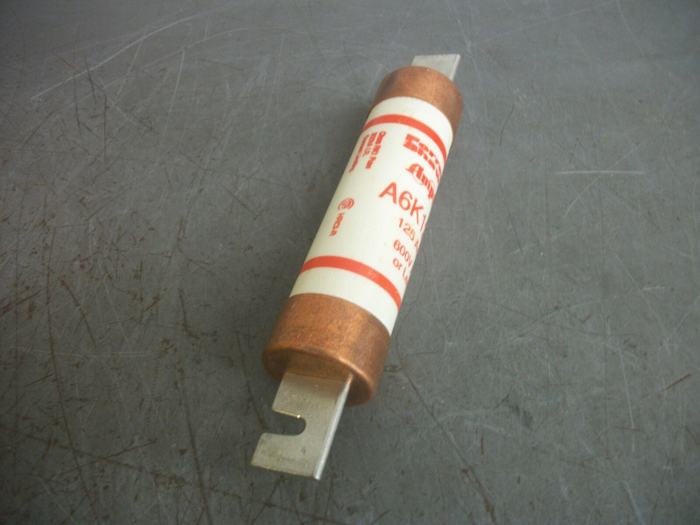 FERRAZ-SHAWMUT AMP-TRAP FUSE A6K125R 125AMP 600VOLT