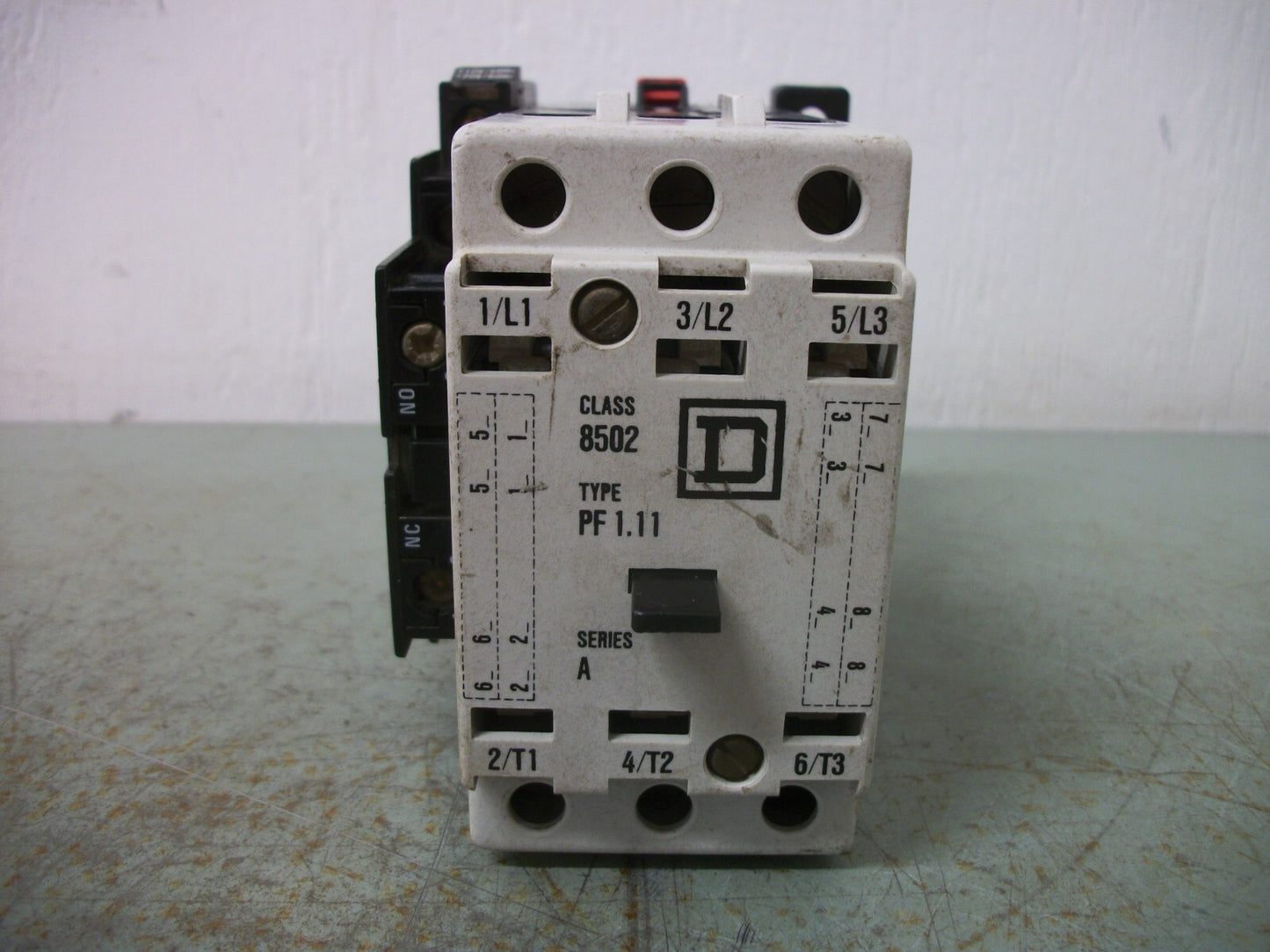 SQUARE D CONTACTOR 8502PF1.11 40AMP 120VCOIL 3PH 600V 25HP