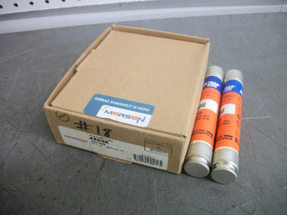FERRAZ-SHAWMUT BOX OF 2 AMP-TRAP FUSES A6D4R 4AMP 600VOLT NIB