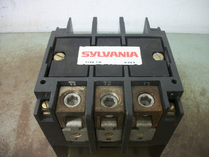 SYLVANIA SIZE 4 CONTACTOR T77U034 150AMP 120VCOIL 3PH 600V 50HP