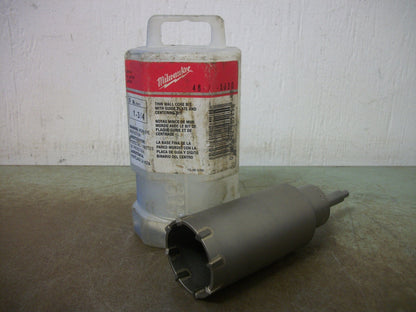 MILWAUKEE 1-3/4" THIN WALL CORE BIT GUIDE PLATE & CENTERING BIT 48-20-5030 NEW