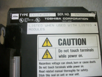 TOSHIBA 9-SLOT PLC RACK EX10*UBB2