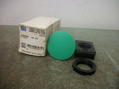 WEG 22MM GREEN MOMENTARY MUSHROOM PUSHBUTTON CSW-BC2 NIB