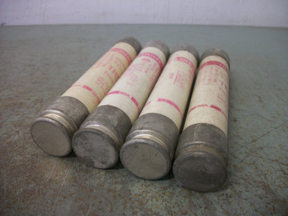 GOULD LOT OF 4 TRI-ONIC FUSES TRS50R 50AMP 600VOLT
