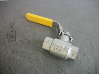 TCI TC-02X 3/8" SS BALL VALVE 316 1000WOG NOB