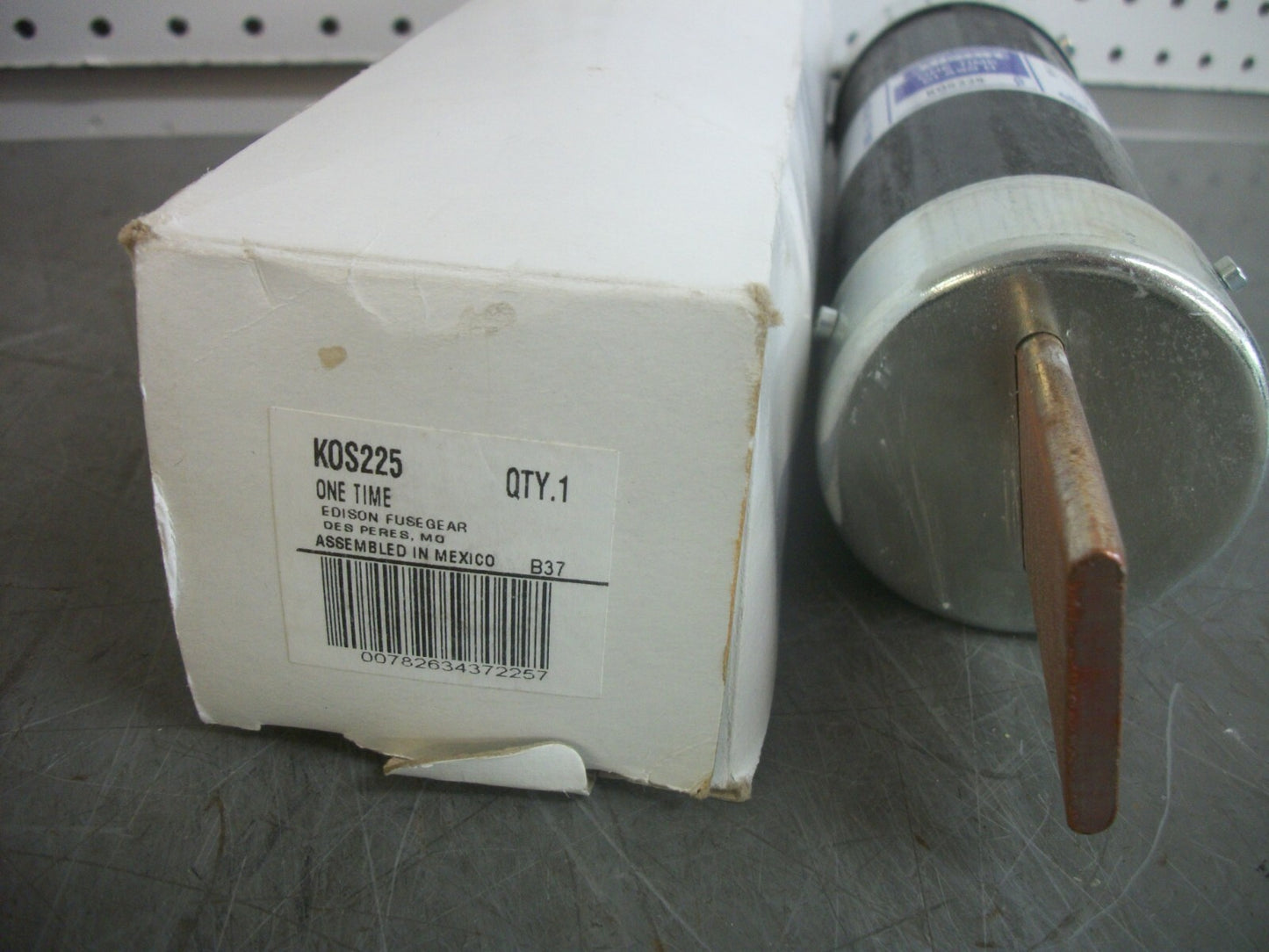 EDISON ONE-TIME FUSE KOS225 225AMP 600VOLT NIB