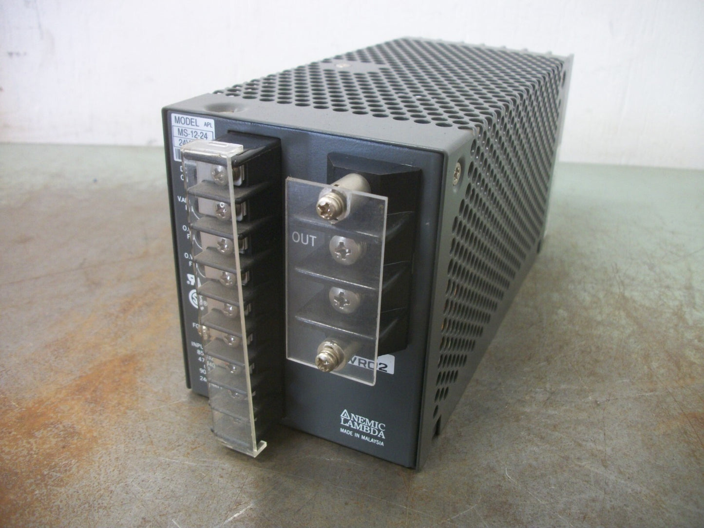 NEMIC LAMBDA POWER SUPPLY MS-12-24 24VDC 7.5AMP