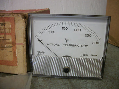 TRIPLETT ACTUAL TEMPERATURE GAUGE 320-G 50-300 DEG F NIB