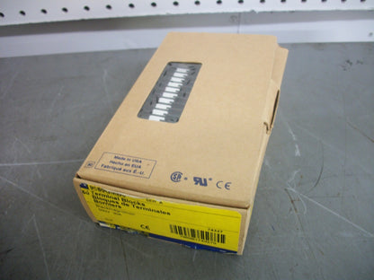 SQUARE D BOX OF 50 TERMINAL BLOCKS 9080GMB6 30AMP 600VOLT NIB