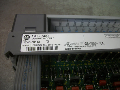 ALLEN-BRADLEY SLC 500 OUTPUT MODULE 1746-OB16
