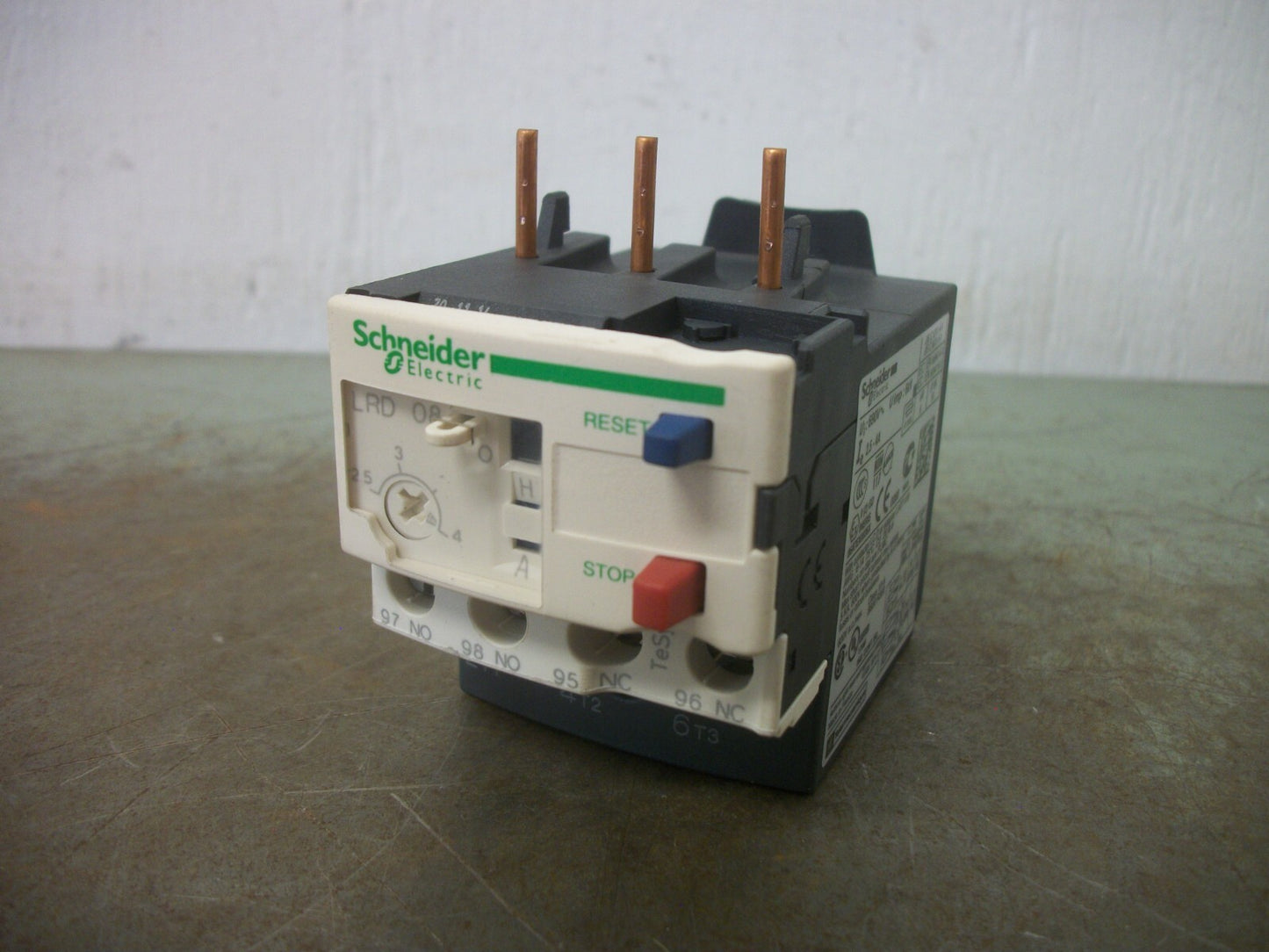 TELEMECANIQUE THERMAL OVERLOAD RELAY LRD08 2.5-4AMP