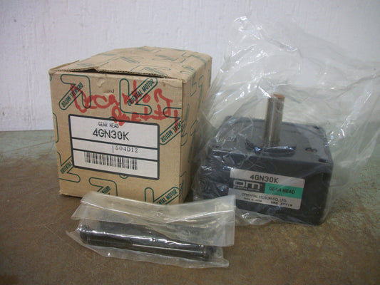 ORIENTAL MOTOR GEAR HEAD 4GN30K NIB
