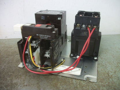 CUTLER-HAMMER SIZE 0 MOTOR STARTER A10BN0 A10BGA0 120VCOIL 3PH 600V 5HP