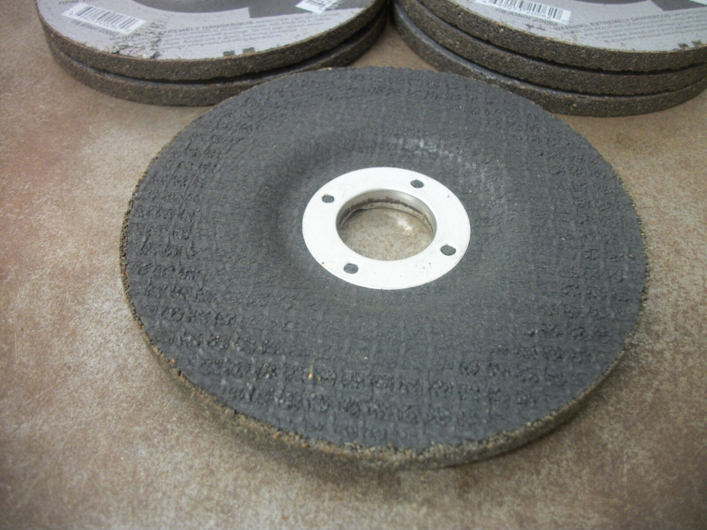 UNITED ABRASIVES LOT OF 6 SAIT 4-1/2X1/4 TYPE 27 ALUMINUM GRINDING DISCS A46N-BF