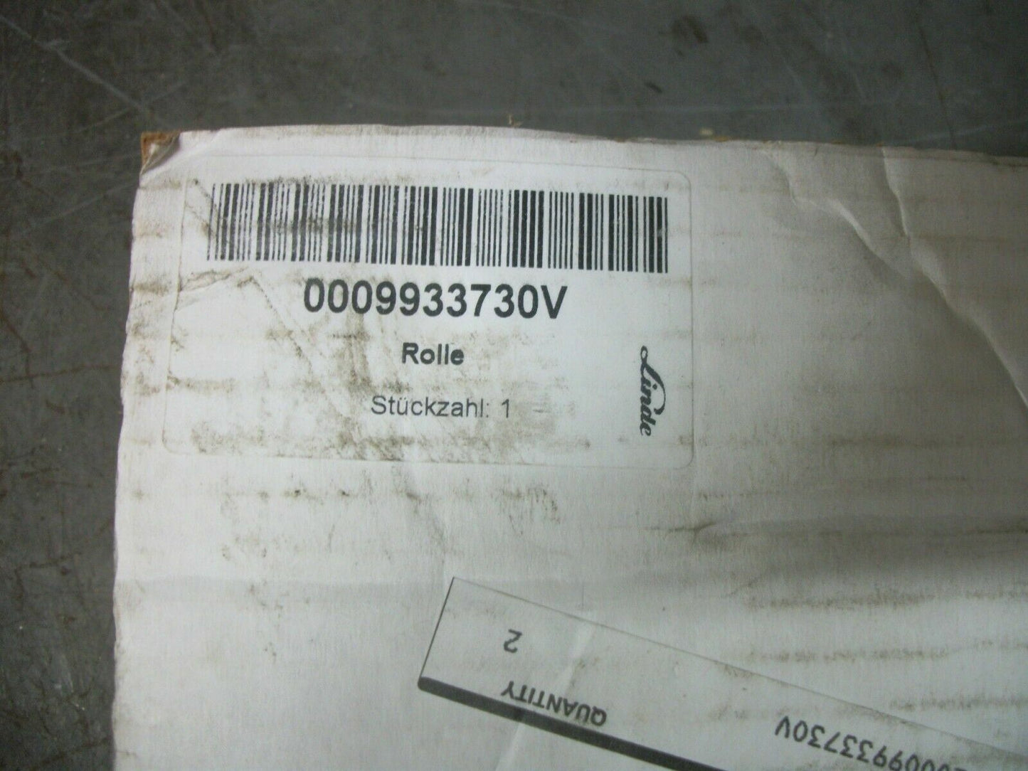 LINDE FENWICK CHAIN SHEAVE BEARING 0009933730V NEW
