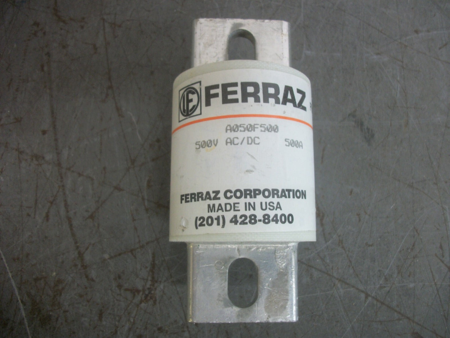 FERRAZ-SHAWMUT PROTISTOR FUSE A050F500 500AMP 500VOLT NOB