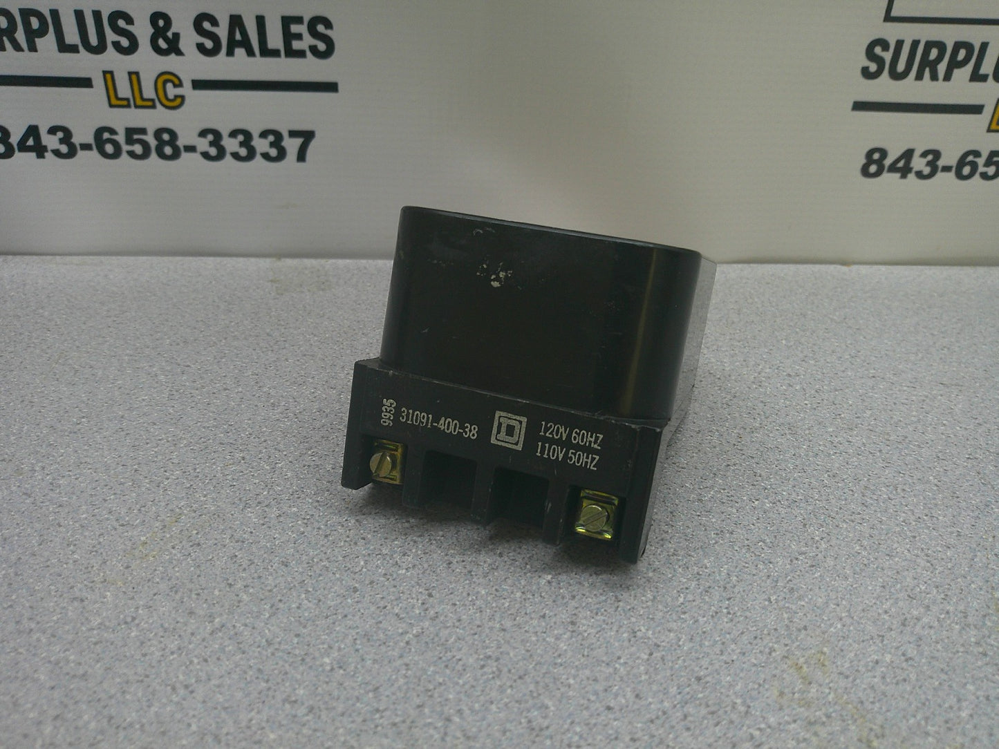 SQUARE D MAGNET COIL FOR SIZE 4 31091-400-38 120VCOIL