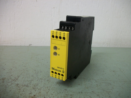 KLOCKNER-MOELLER SAFETY RELAY ESR4-VE3-42 24VDC