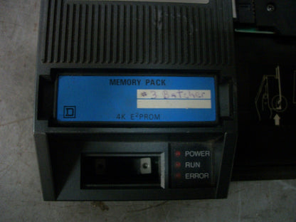 SQUARE D SY/MAX MODEL 50 PLC UNIT 8005CP50 W/4K E2PROM