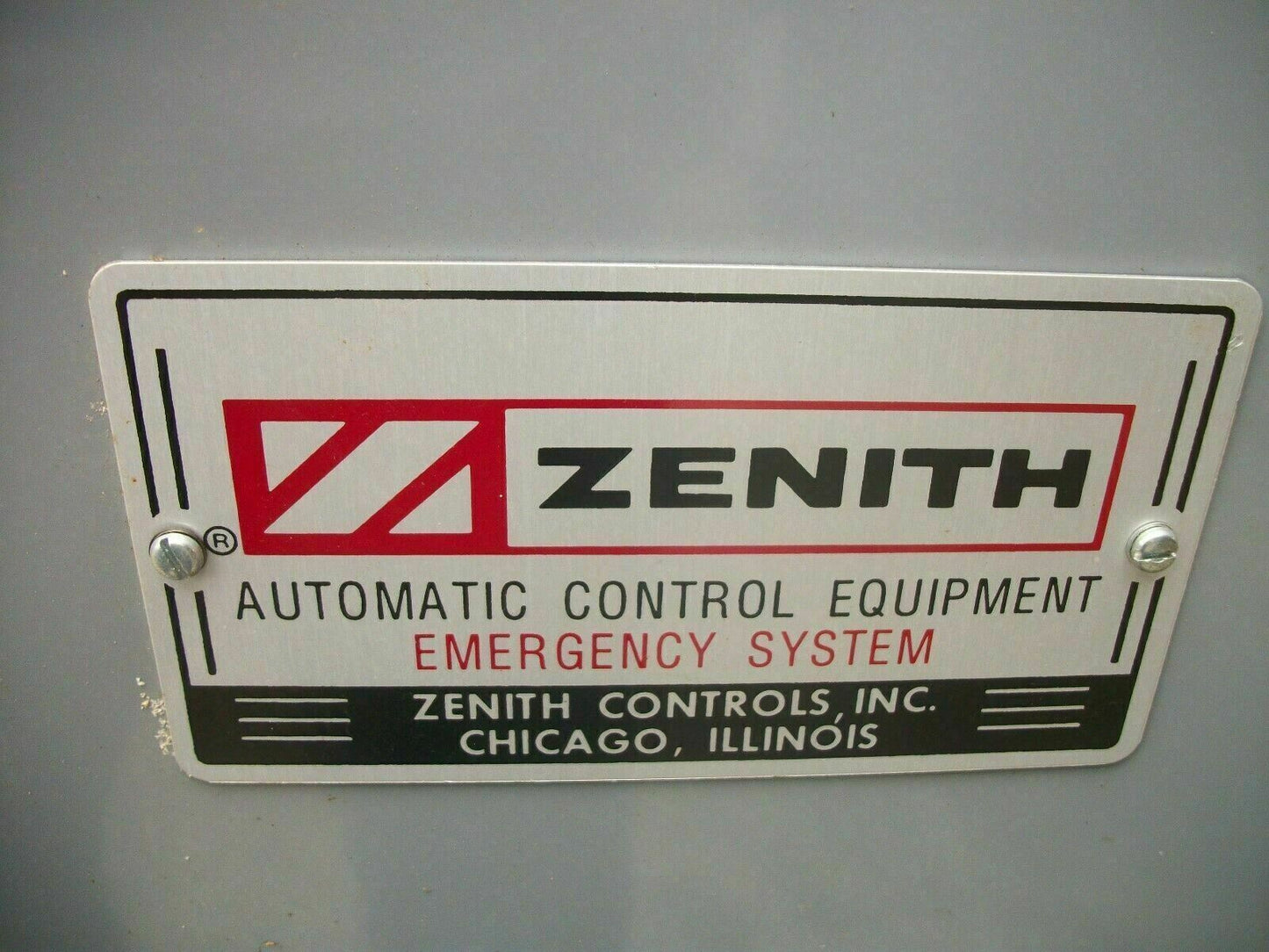 ZENITH ENCL AUTOMATIC TRANSFER SWITCH ZTSH15BC-2 150AMP 480VOLT 1PH NEW