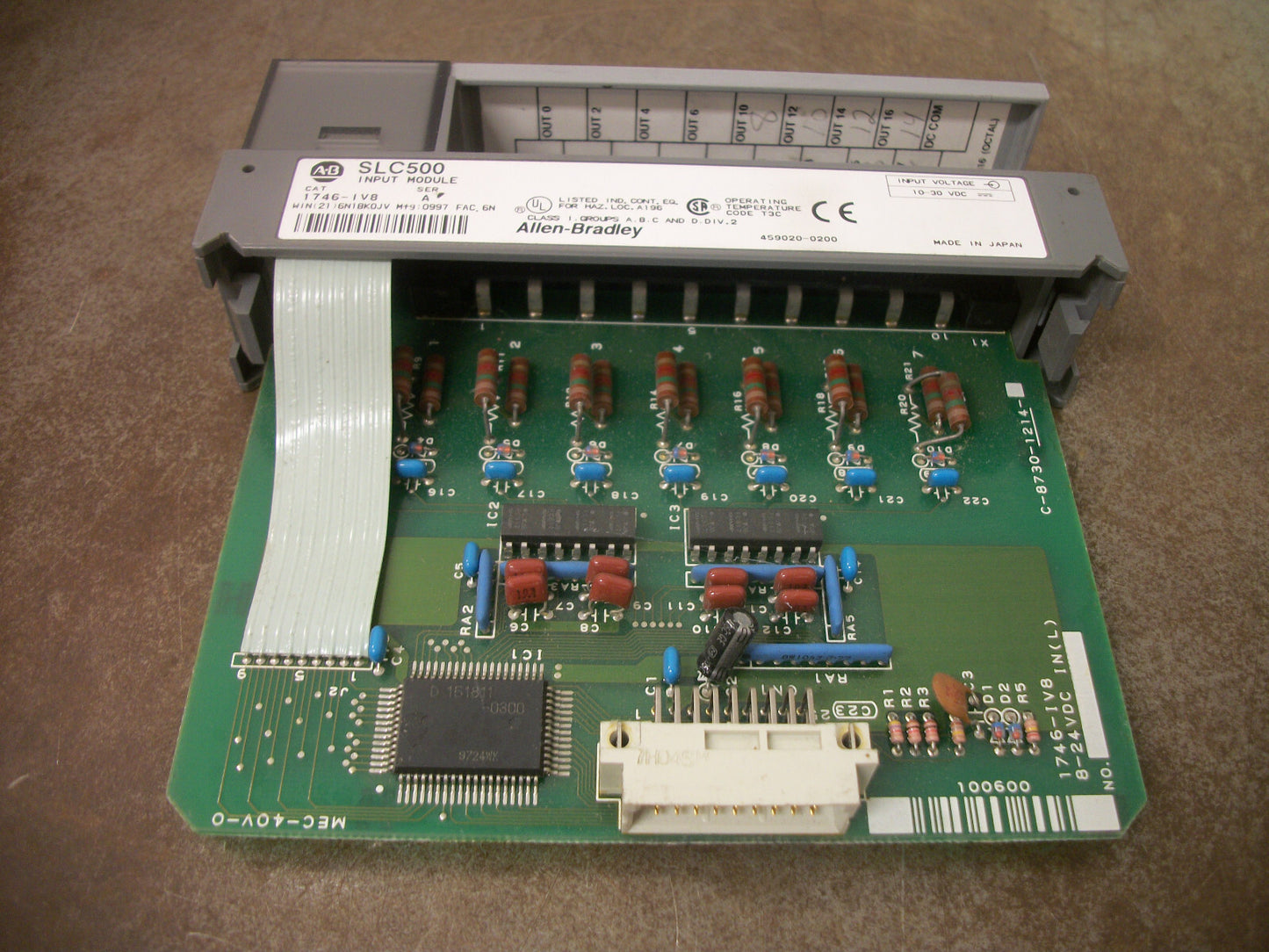 ALLEN-BRADLEY SLC 500 INPUT MODULE 1746-IV8