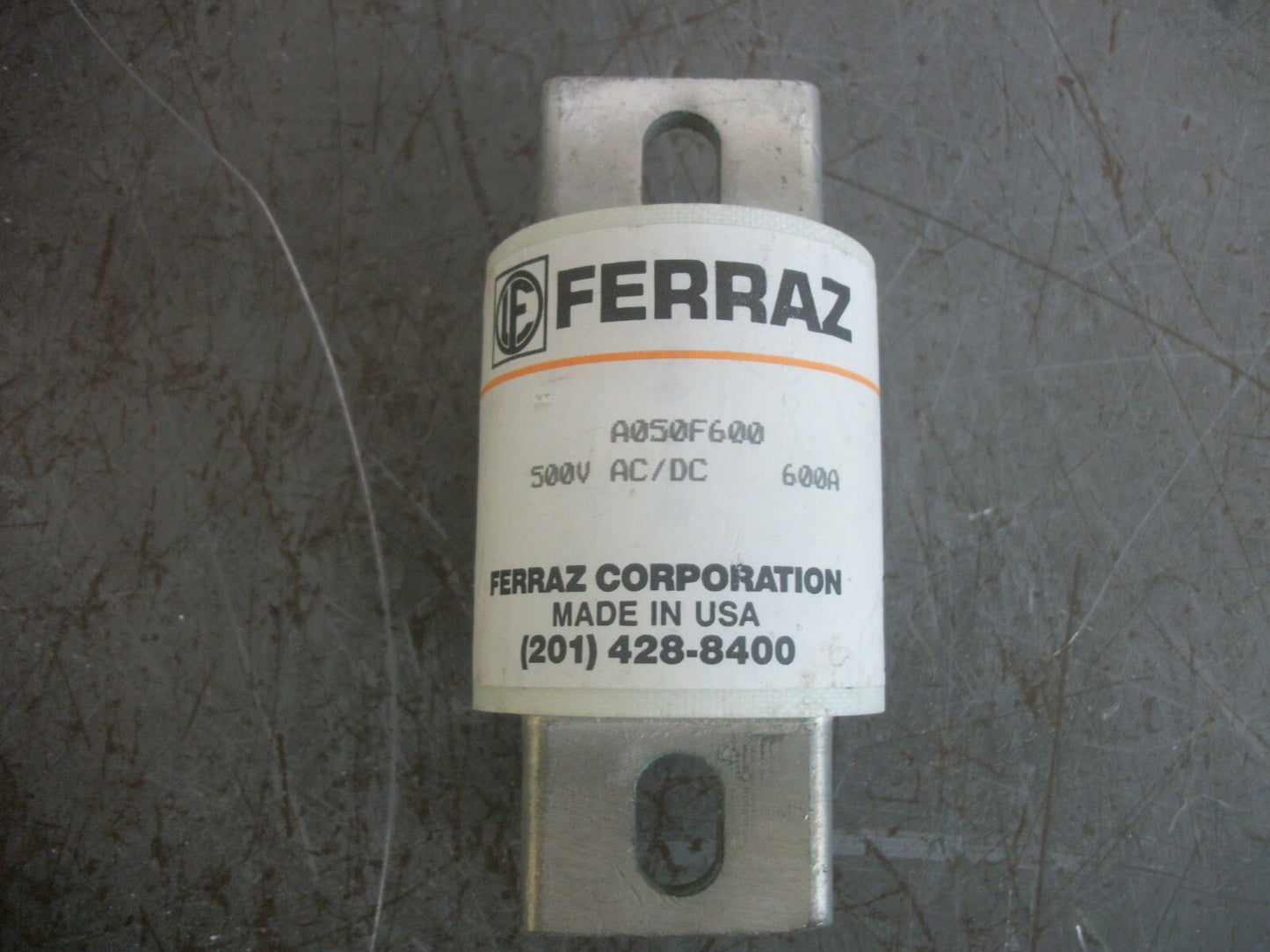 FERRAZ-SHAWMUT PROTISTOR FUSE A050F600 600AMP 500VOLT NOB