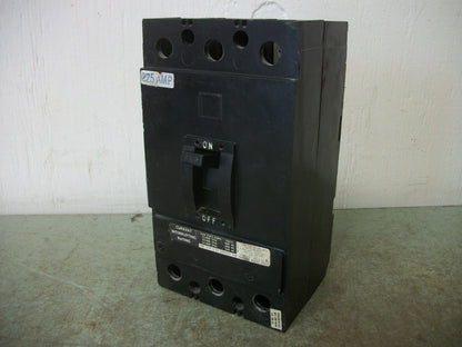 SQUARE D KAL CIRCUIT BREAKER KAL36225 225AMP 600VOLT 3POLE BLACK CHIPPED