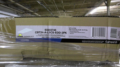 COLUMBIA 93303748 BOX OF 2 2'X4' BACK-LIT TROFFER CBT24-A-LSCS-EDD-2PK